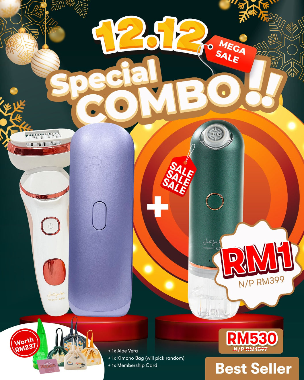 12.12 Special +RM1 Combo **(Limited 100 Sets)