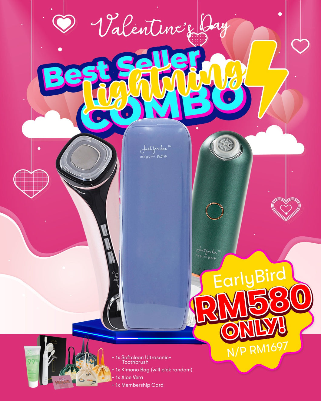 Valentine's Best Seller Lightning Combo