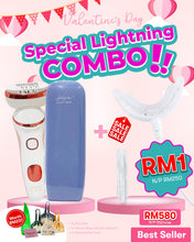 Load image into Gallery viewer, Valentine&#39;s Special Lightning +RM1 Combo **(Limited 100 Sets)
